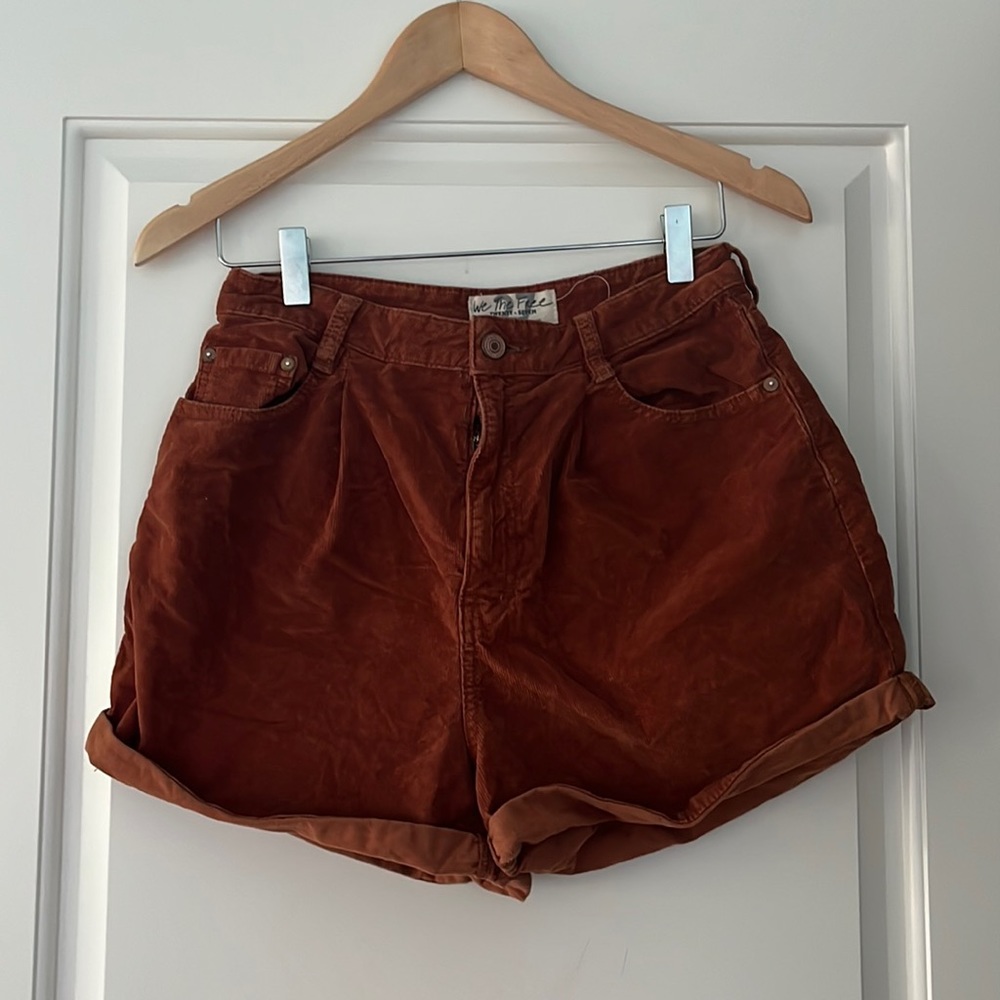 Free People corduroy shorts